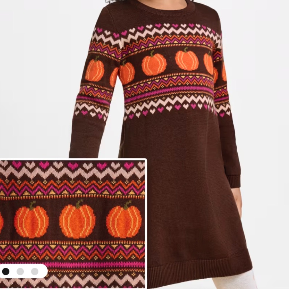 CP pumpkin sweater dress